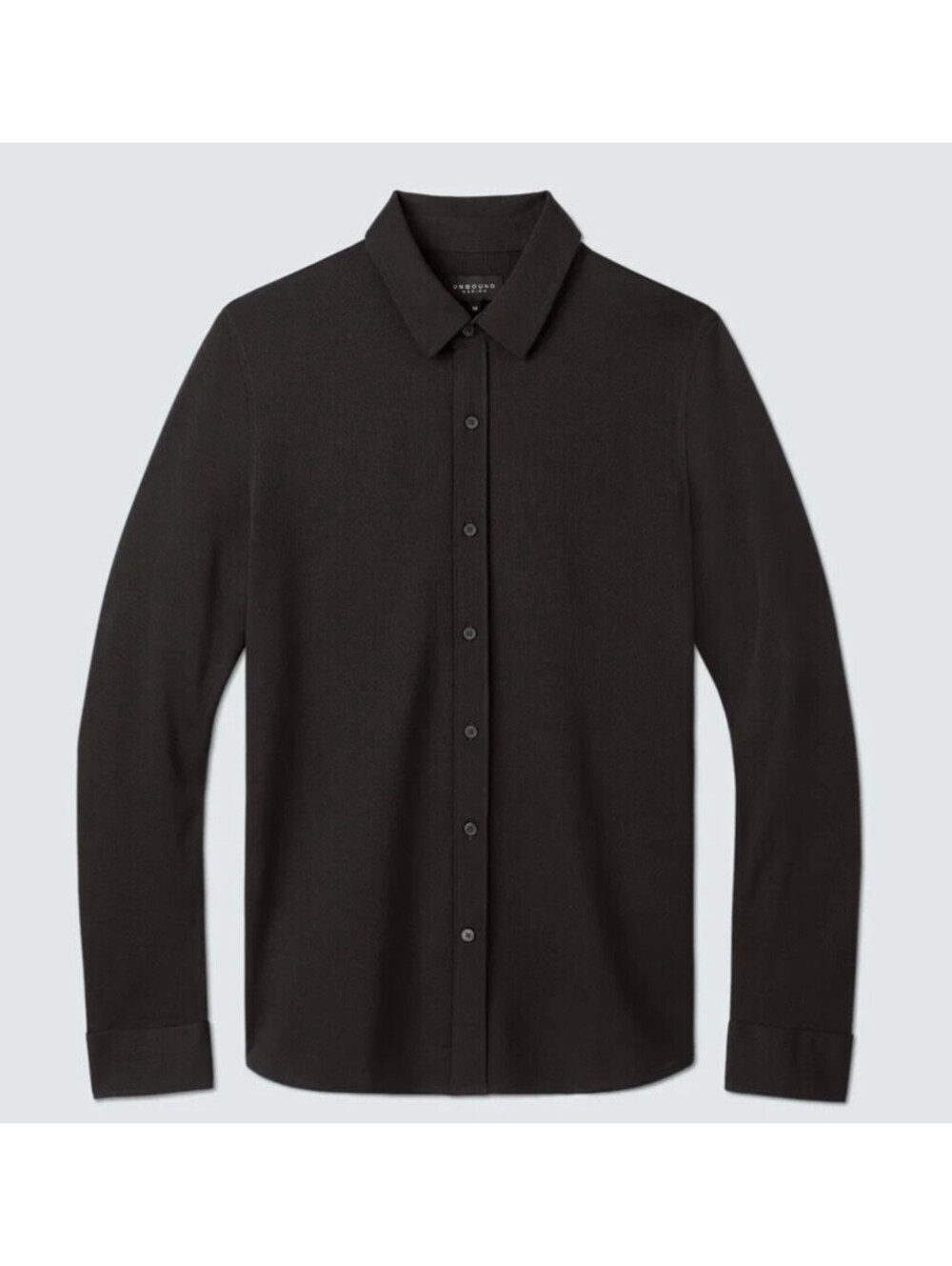 🧡NWT*Unbound Merino Long Sleeve Button Up Shirt Men’s Size L Merino Wool -Black